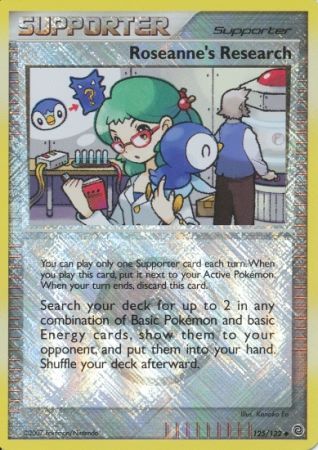 Roseanne's Research (125/132) (League Promos) [Diamond & Pearl: Secret Wonders] | Good Games Adelaide SA