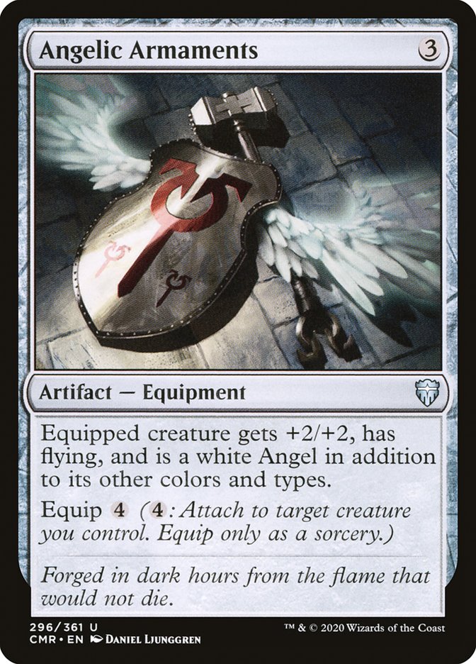 Angelic Armaments 296 (Commander Legends)  - Foil | Good Games Adelaide SA