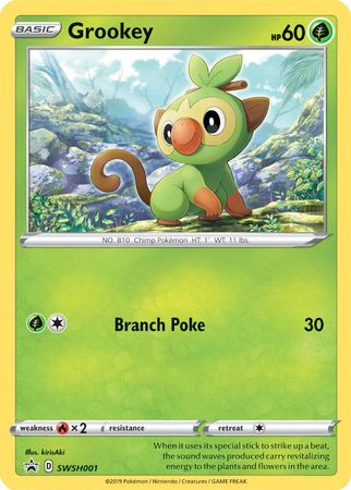 Grookey (SWSH001) [Sword & Shield: Black Star Promos] | Good Games Adelaide SA
