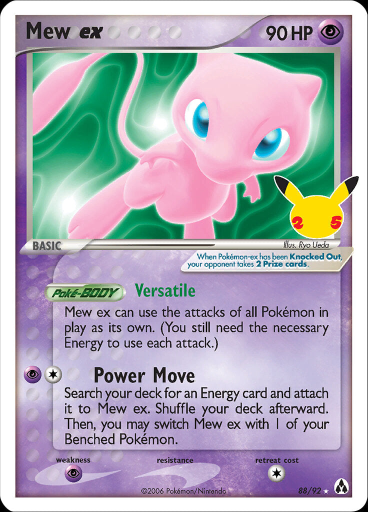 Mew ex (88/92) [Celebrations: 25th Anniversary - Classic Collection] | Good Games Adelaide SA