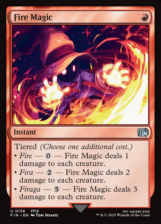 Fire Magic 136 (FINAL FANTASY)  - Foil | Good Games Adelaide SA