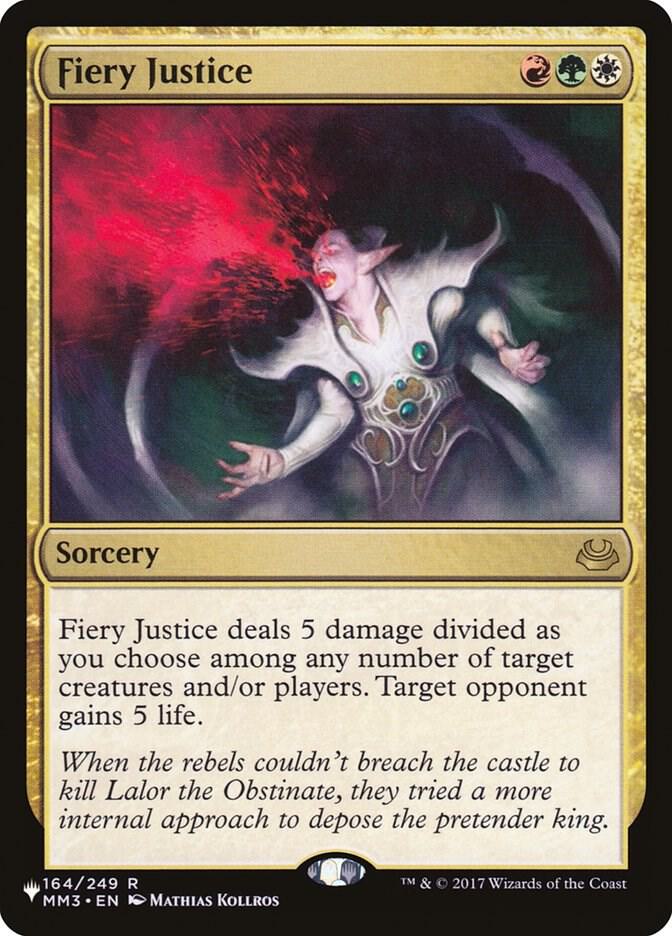 Fiery Justice 164/249 (The List Reprints)  | Good Games Adelaide SA