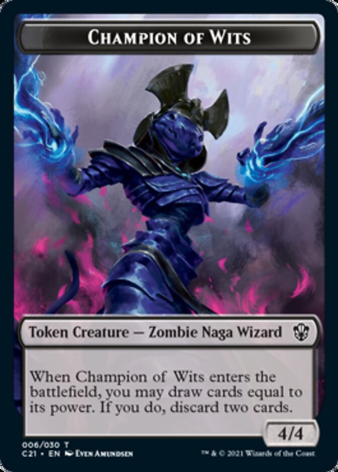 Eldrazi // Champion of Wits Token [Commander 2021 Tokens] | Good Games Adelaide SA