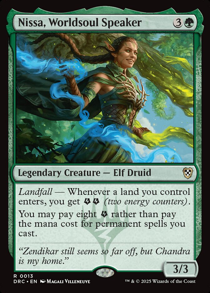 Nissa, Worldsoul Speaker 13 (Commander: Aetherdrift)  | Good Games Adelaide SA