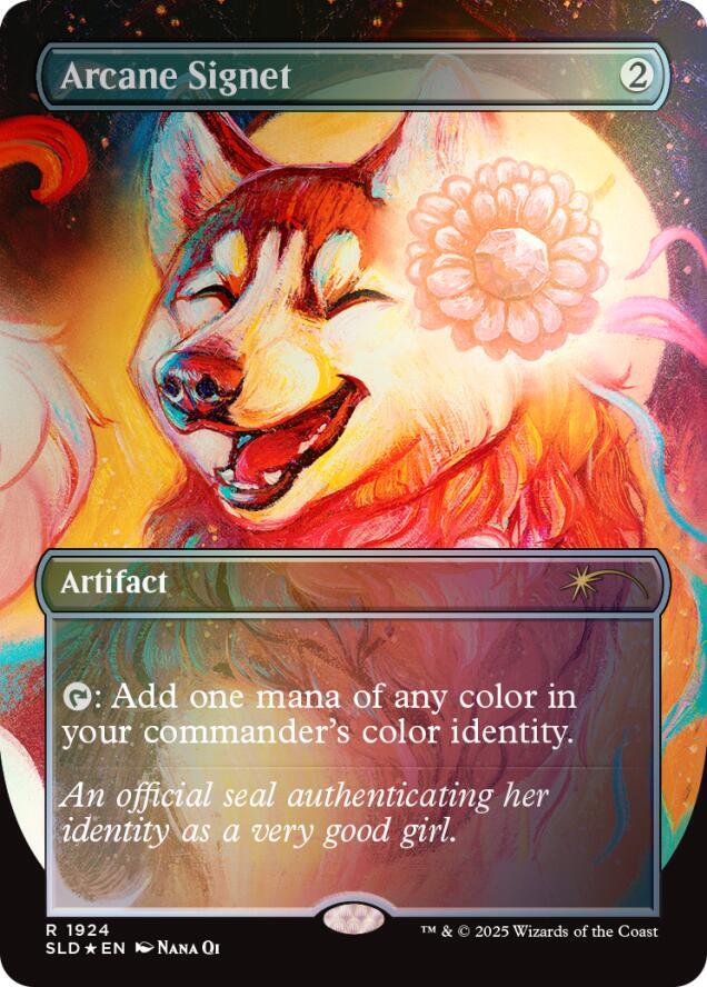 Arcane Signet 1924 Rainbow Foil 1924 (Secret Lair Drop Series)  - Foil | Good Games Adelaide SA