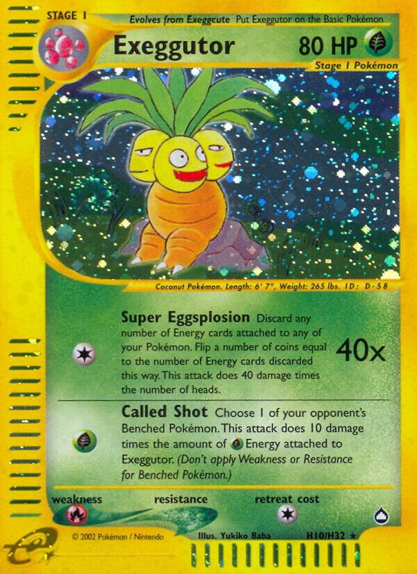 Exeggutor  H10/H32 (Aquapolis)  - Holofoil | Good Games Adelaide SA