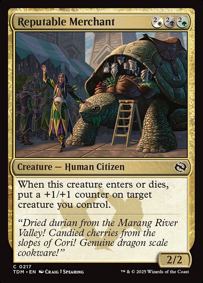 Reputable Merchant 217 (Tarkir: Dragonstorm)  - Foil | Good Games Adelaide SA