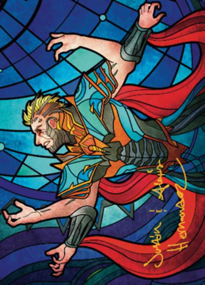 Ertai Resurrected Art Card 2 (Gold-Stamped Signature) [Dominaria United Art Series] | Good Games Adelaide SA