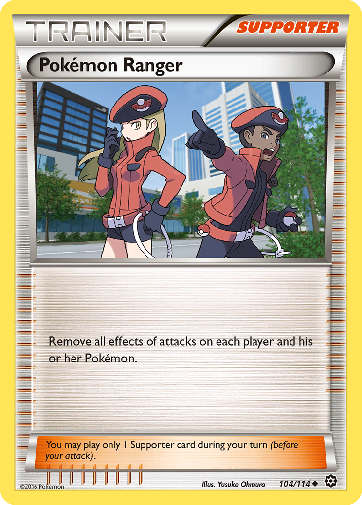Pokemon Ranger (104/114) [XY: Steam Siege] | Good Games Adelaide SA