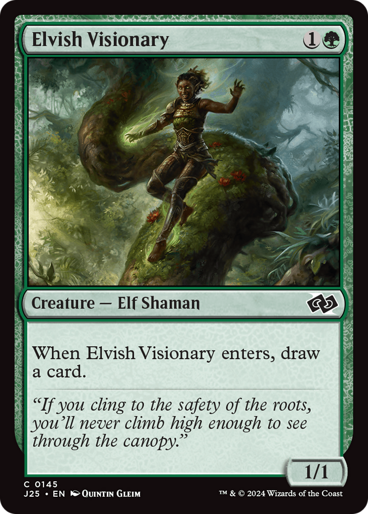 Elvish Visionary [Foundations Jumpstart] | Good Games Adelaide SA