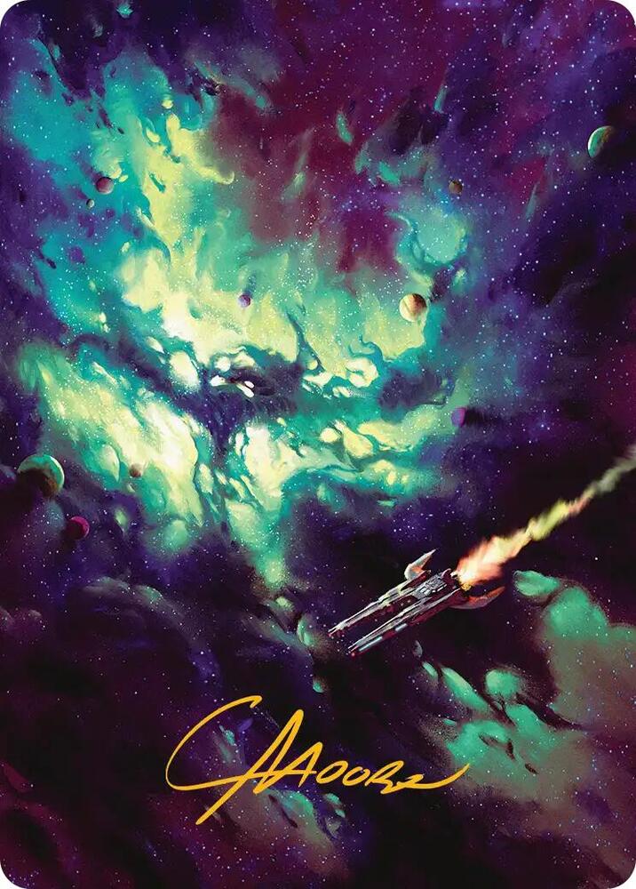 Blinkmoth Nexus Art Card Gold Stamped Signature 42 (Art Series: Edge of Eternities)  | Good Games Adelaide SA
