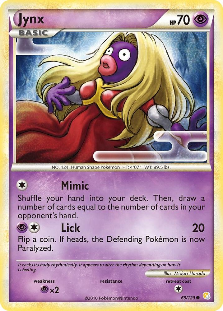 Jynx 69/123 (HeartGold SoulSilver)  | Good Games Adelaide SA