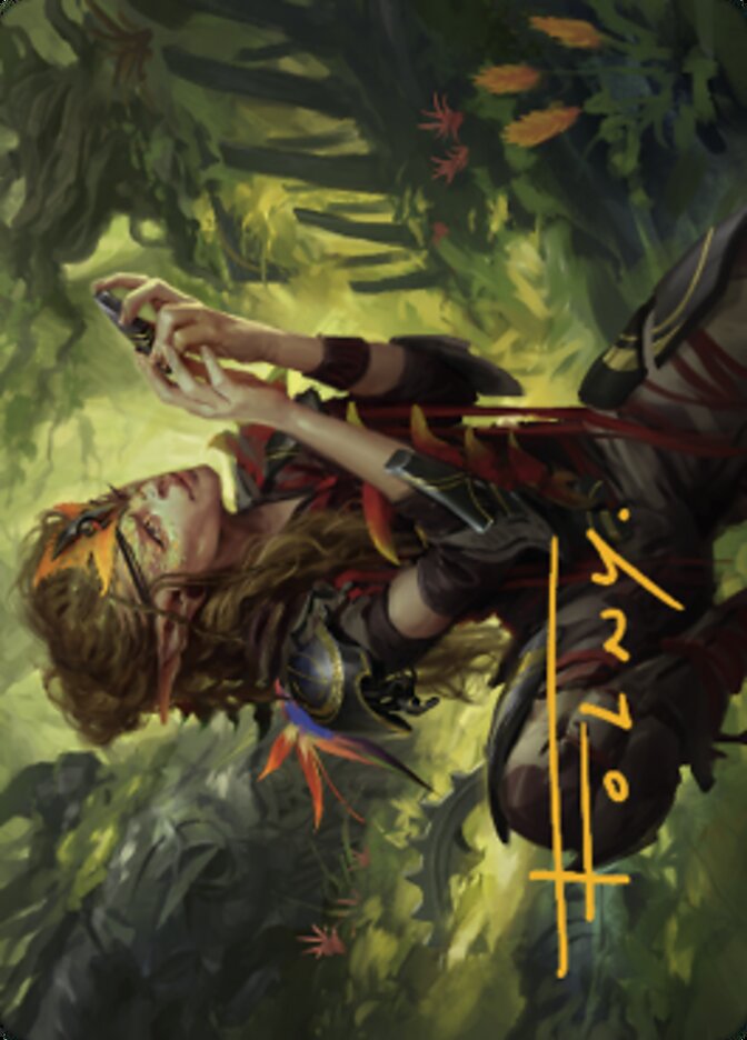 Meria, Scholar of Antiquity Art Card (Gold-Stamped Signature) [Dominaria United Art Series] | Good Games Adelaide SA