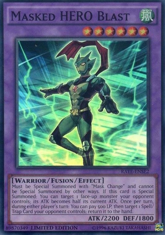 Masked HERO Blast [RATE-ENSE2] Super Rare | Good Games Adelaide SA