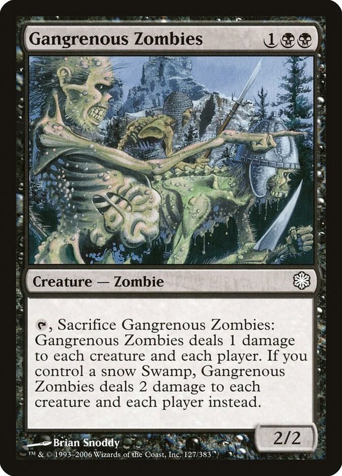 Gangrenous Zombies 127 (Coldsnap Theme Deck Reprints)  | Good Games Adelaide SA