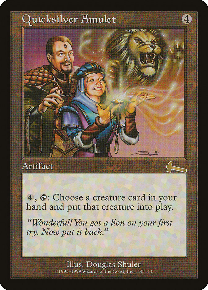 Quicksilver Amulet [Urza's Legacy] | Good Games Adelaide SA