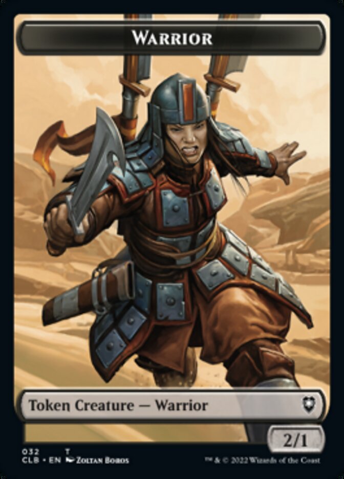 Warrior // Inkling Double-sided Token [Commander Legends: Battle for Baldur's Gate Tokens] | Good Games Adelaide SA