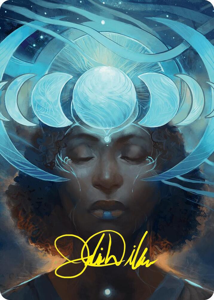 Lunar Insight Art Card 31 54 Gold Stamped Signature 31 (Art Series: Foundations)  | Good Games Adelaide SA