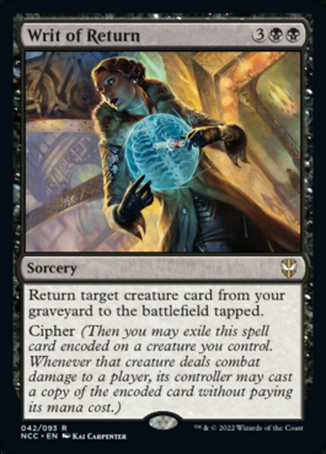 Writ of Return [Streets of New Capenna Commander] | Good Games Adelaide SA