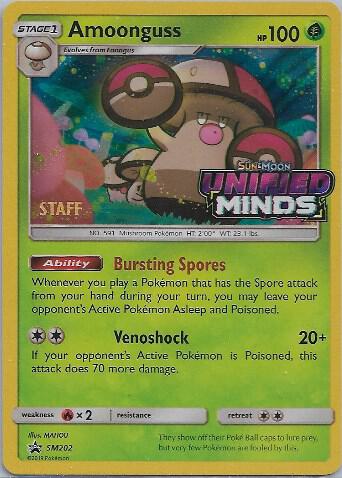 Amoonguss Prerelease Staff SM202 (SM Promos)  - Holofoil | Good Games Adelaide SA