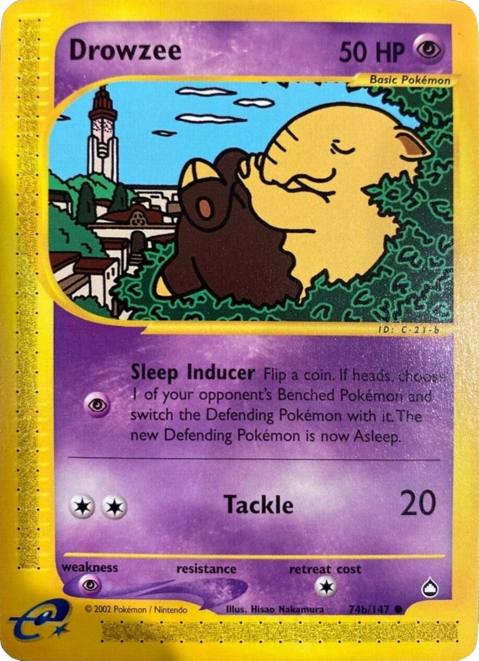 Drowzee (74b/147) [Aquapolis] | Good Games Adelaide SA