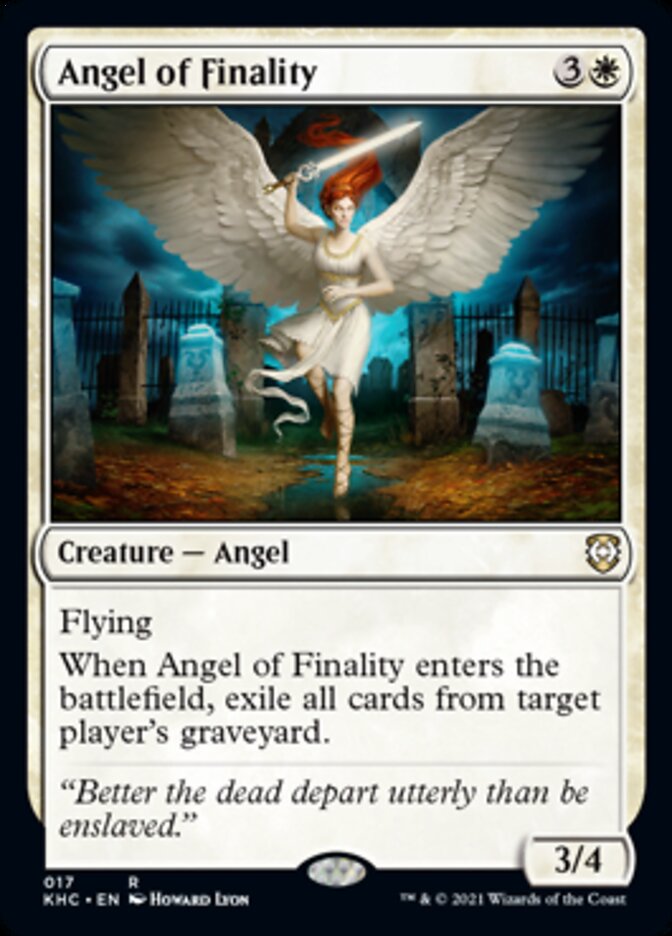 Angel of Finality [Kaldheim Commander] | Good Games Adelaide SA