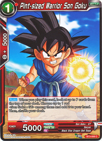 Pint-sized Warrior Son Goku [BT3-006] | Good Games Adelaide SA