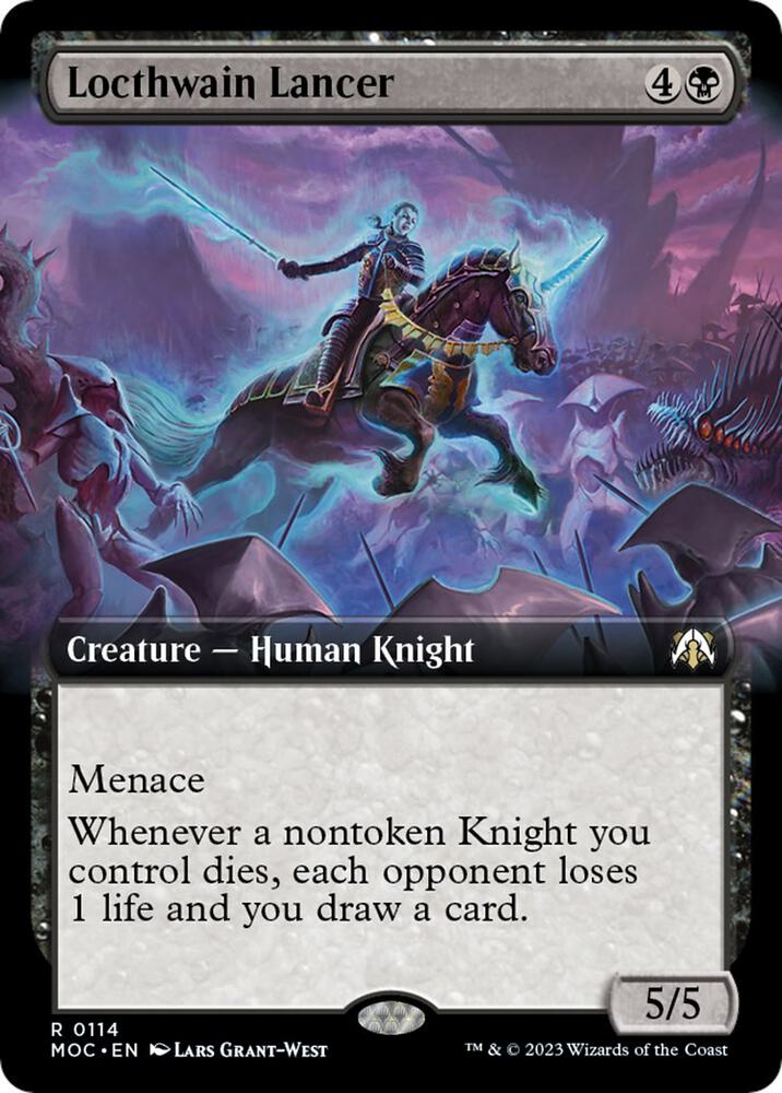Locthwain Lancer 114 (Commander: March of the Machine)  - Extended Art | Good Games Adelaide SA