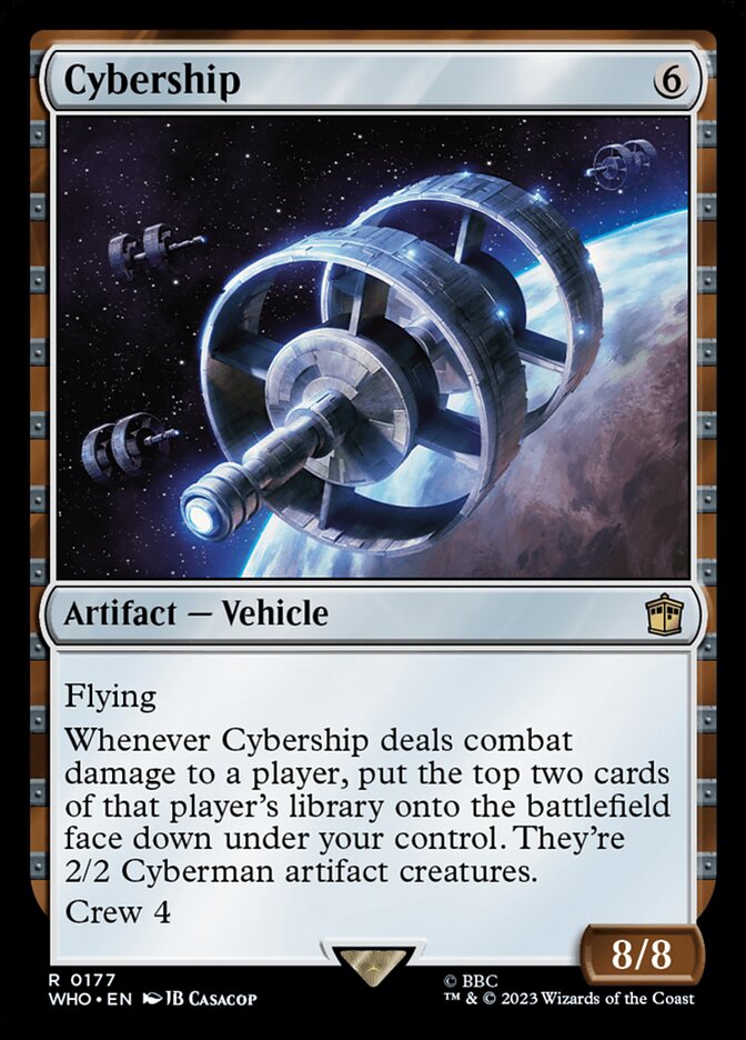 Cybership 177 (Universes Beyond: Doctor Who)  - Foil | Good Games Adelaide SA