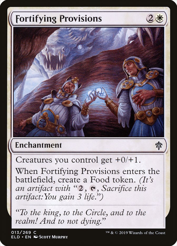 Fortifying Provisions [Throne of Eldraine] | Good Games Adelaide SA