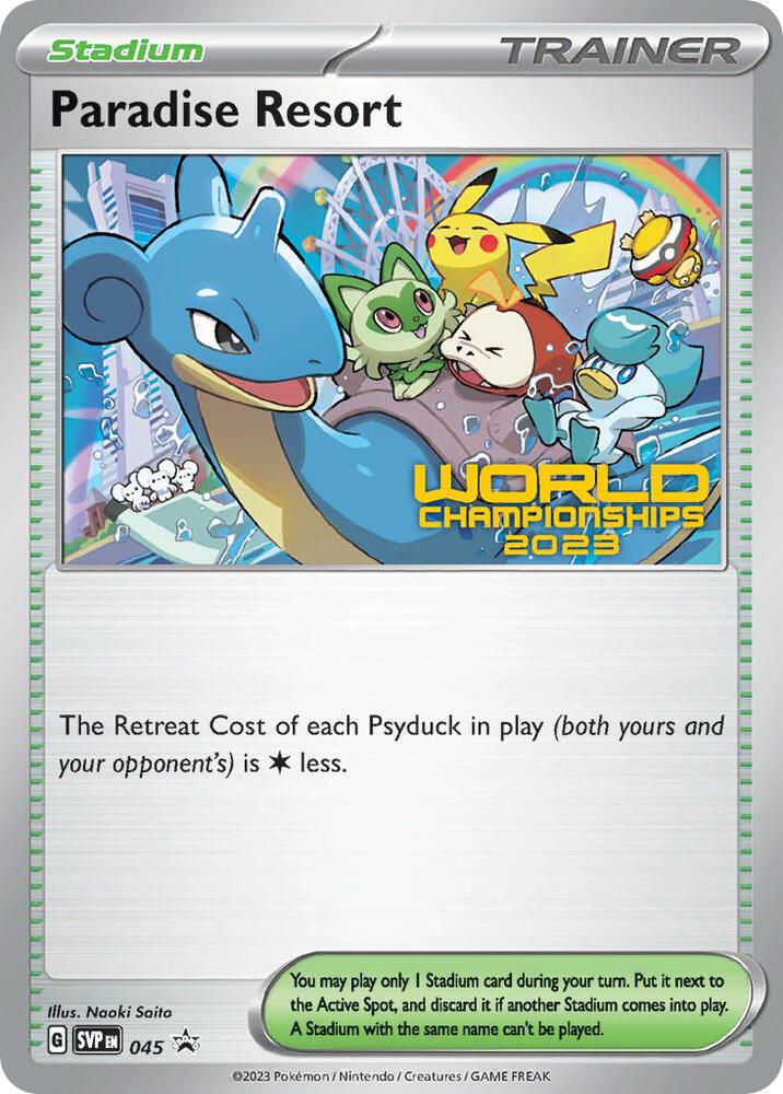 Paradise Resort World Championships 2023 045 (SV: Scarlet & Violet Promo Cards)  | Good Games Adelaide SA