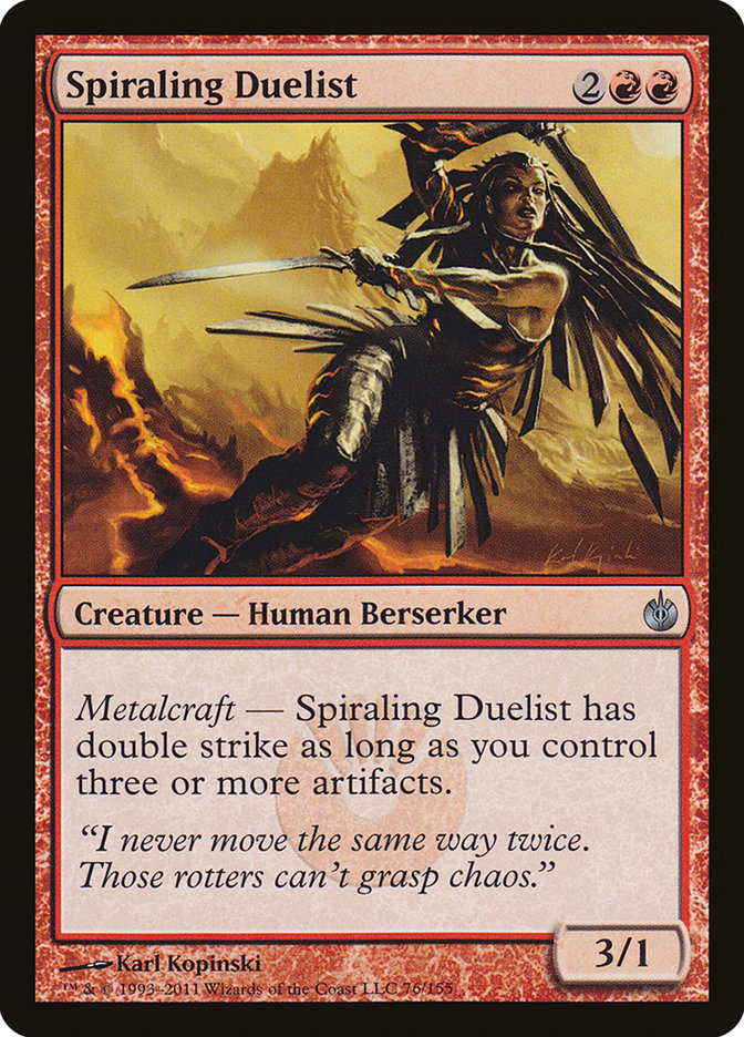 Spiraling Duelist 76 (Mirrodin Besieged)  | Good Games Adelaide SA