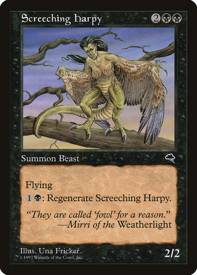 Screeching Harpy [Tempest] | Good Games Adelaide SA