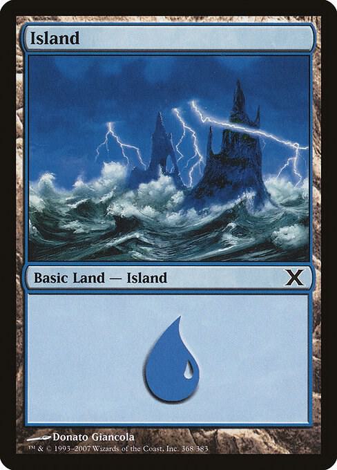 Island 368 (10th Edition)  - Foil | Good Games Adelaide SA