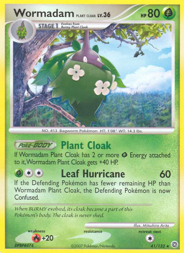 Wormadam Plant Cloak (41/132) [Diamond & Pearl: Secret Wonders] | Good Games Adelaide SA