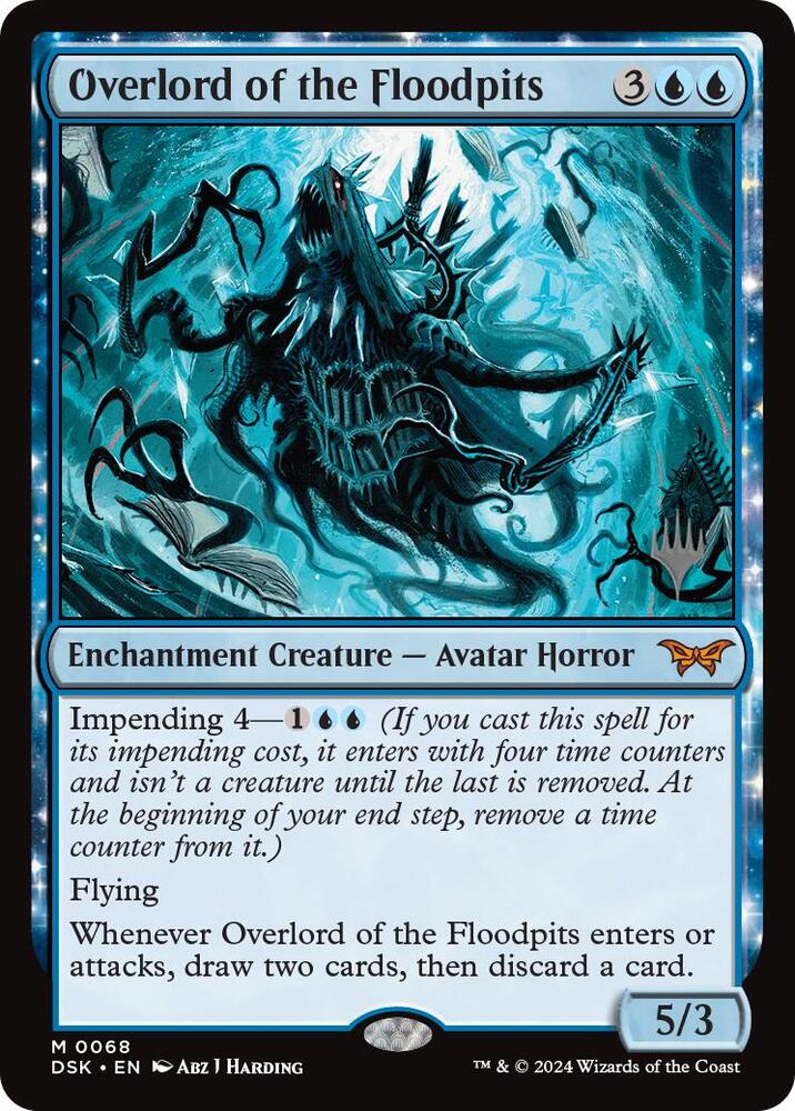 Overlord of the Floodpits 68 (Promo Pack: Duskmourn: House of Horror)  | Good Games Adelaide SA