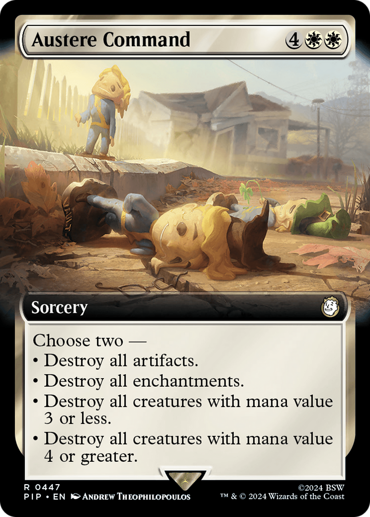 Austere Command (Extended Art) [Fallout] | Good Games Adelaide SA