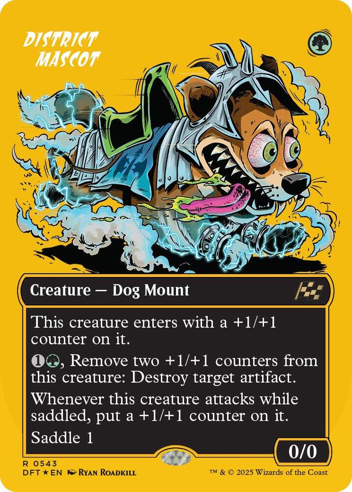 District Mascot 543 (Aetherdrift)  - Foil | Good Games Adelaide SA