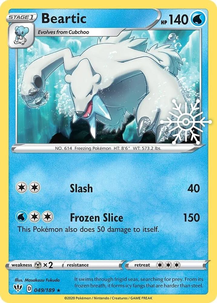 Beartic 049 189 Holiday Calendar 049/189 (Miscellaneous Cards & Products)  - Holofoil | Good Games Adelaide SA