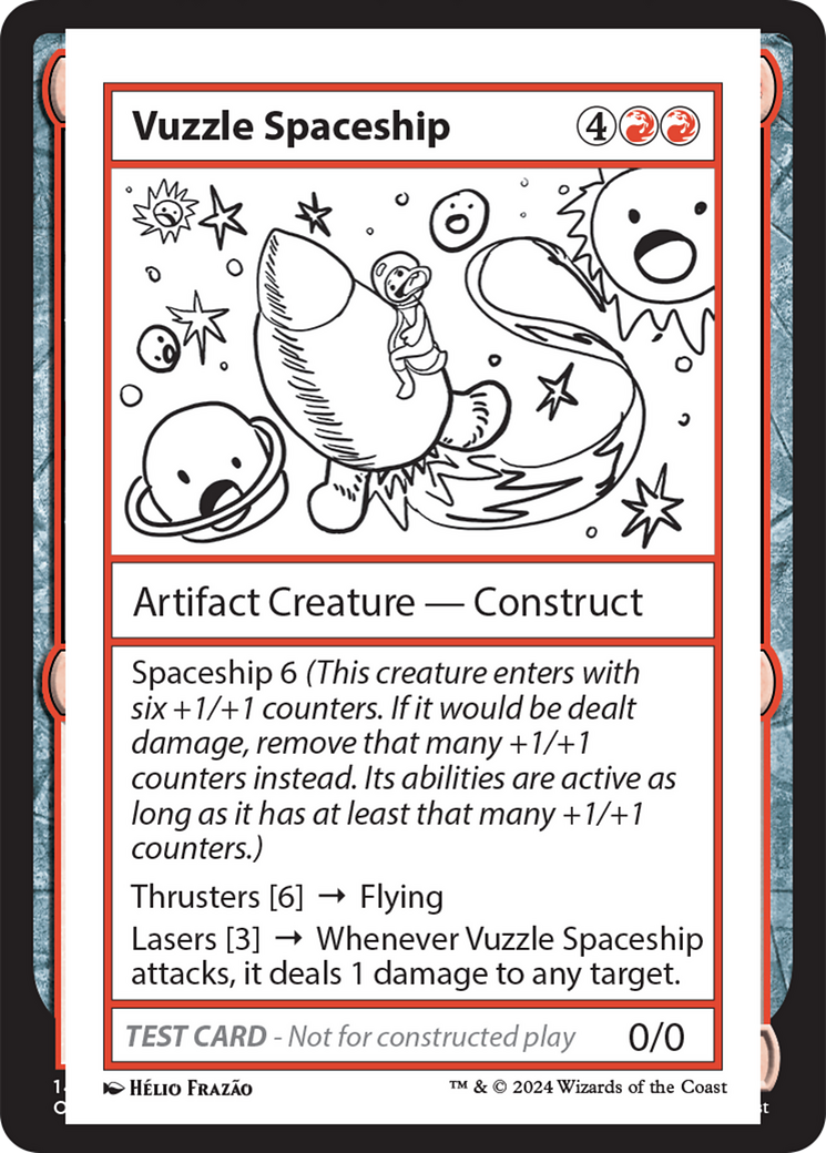 Vuzzle Spaceship [Mystery Booster 2 Playtest Cards] | Good Games Adelaide SA