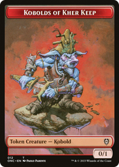 Kobolds of Kher Keep // Dragon Double-Sided Token [Phyrexia: All Will Be One Commander Tokens] | Good Games Adelaide SA