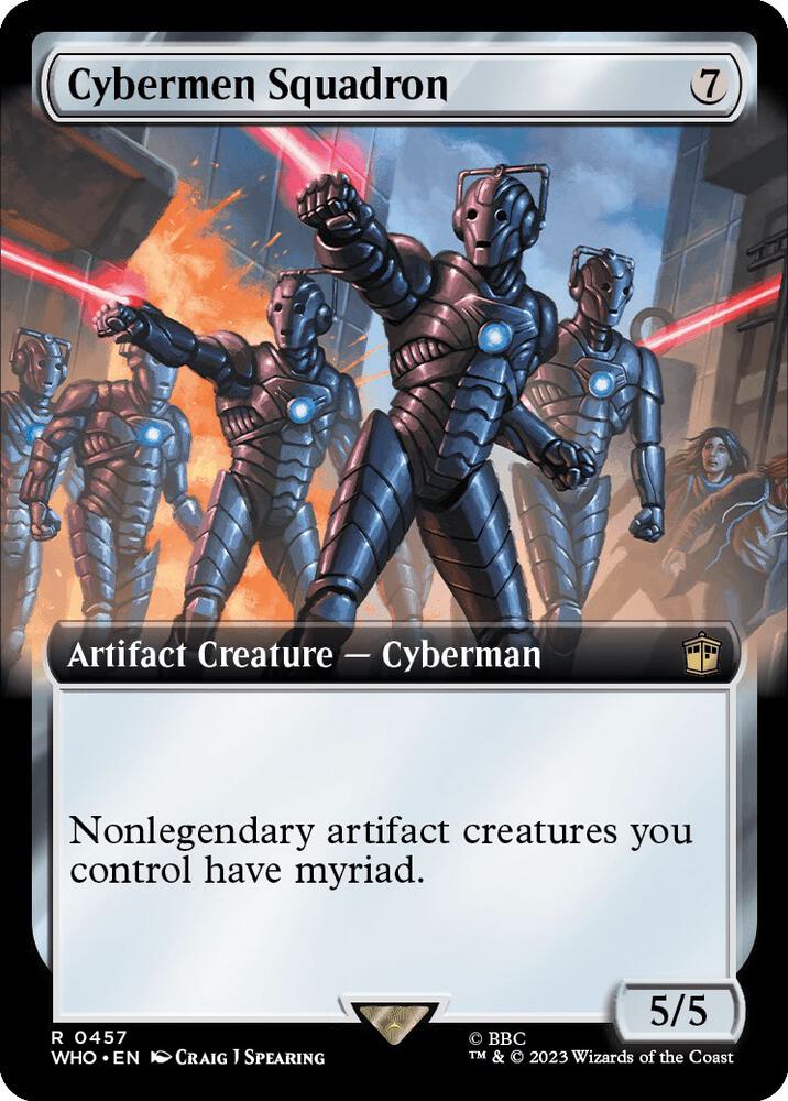 Cybermen Squadron 457 (Universes Beyond: Doctor Who)  - Foil | Good Games Adelaide SA