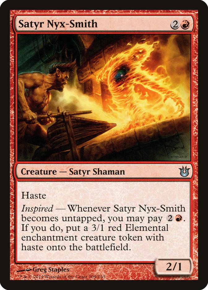 Satyr Nyx-Smith 109 (Born of the Gods)  | Good Games Adelaide SA