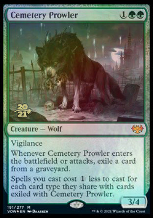 Cemetery Prowler [Innistrad: Crimson Vow Prerelease Promos] | Good Games Adelaide SA