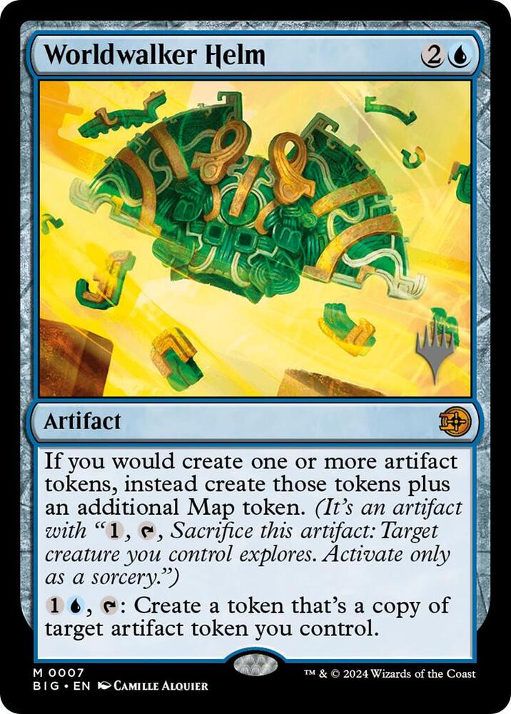 Worldwalker Helm 7 (Promo Pack: Edge of Eternities)  - Foil | Good Games Adelaide SA
