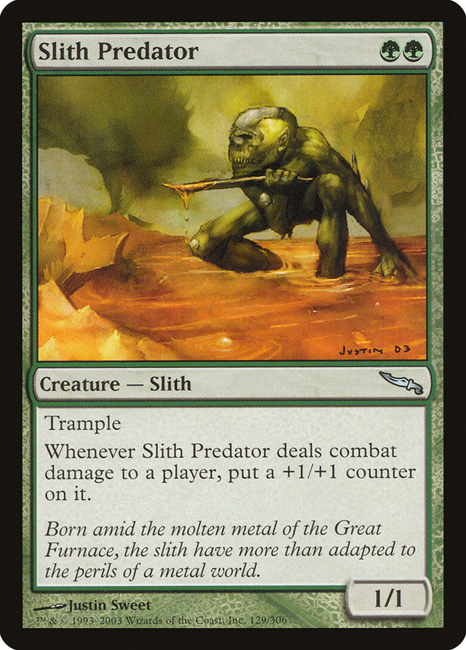 Slith Predator 129 (Mirrodin)  - Foil | Good Games Adelaide SA