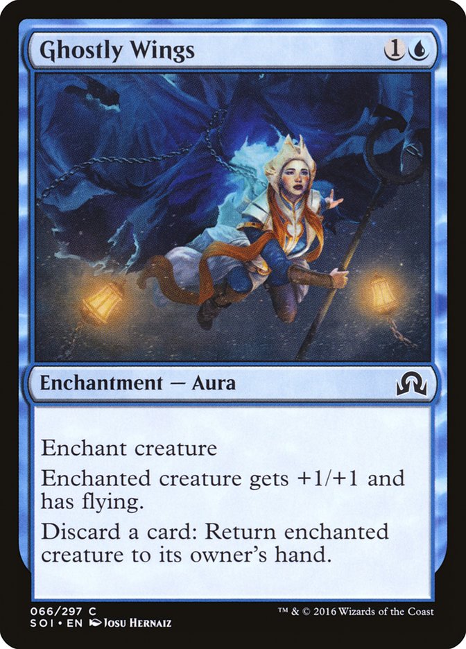 Ghostly Wings 66 (Shadows over Innistrad)  - Foil | Good Games Adelaide SA