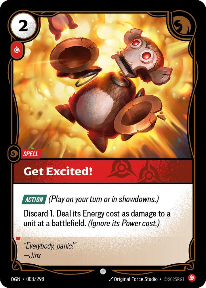 Get Excited 008/298 (Origins)  | Good Games Adelaide SA