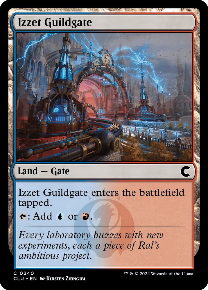 Izzet Guildgate 240 (Ravnica: Clue Edition)  | Good Games Adelaide SA