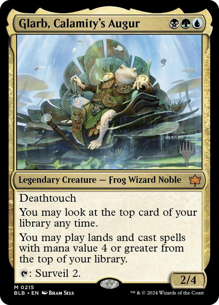 Glarb Calamitys Augur 215 (Promo Pack: Bloomburrow)  - Foil | Good Games Adelaide SA